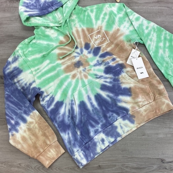 🔆RVCA🔆 ALL THE WAY HOODIE SWEATSHIRT - Picture 12 of 14